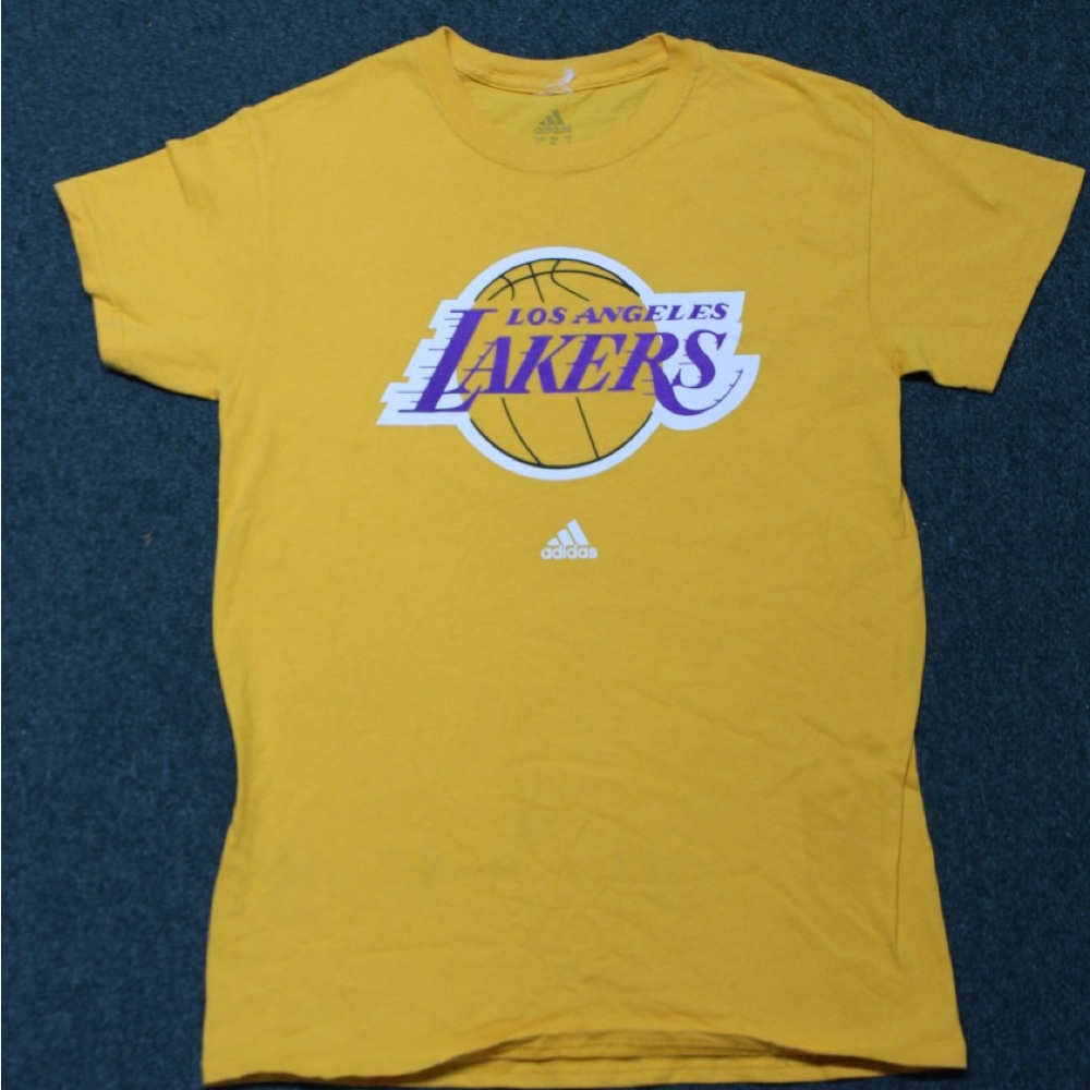 Adidas Yellow Los Angeles Lakers Tee